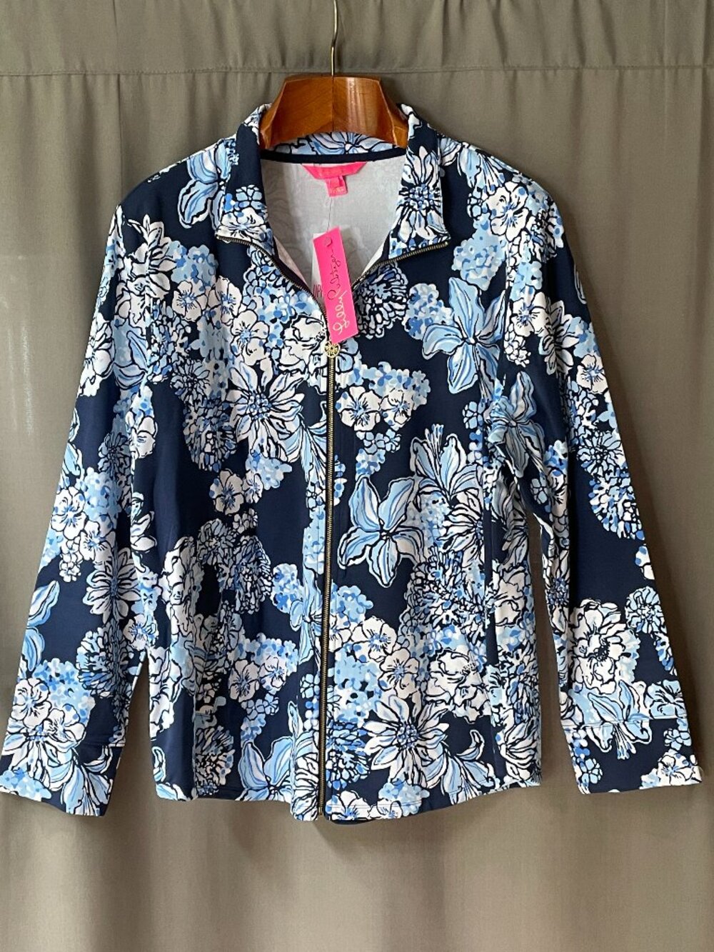 Lilly Pulitzer NWT Leona UPF 50+ Zip-Up & Palazzo Set XXL